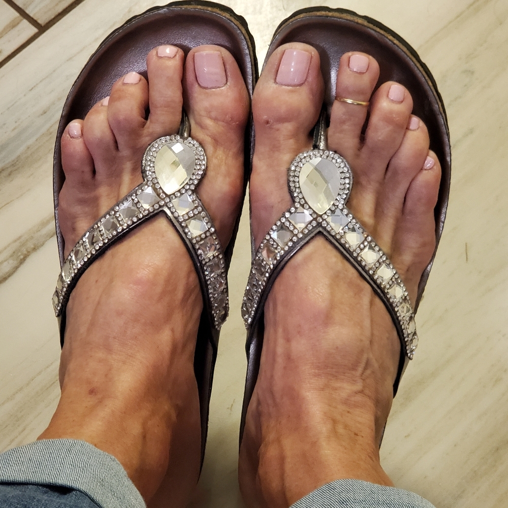 Silver & Bling Sandals